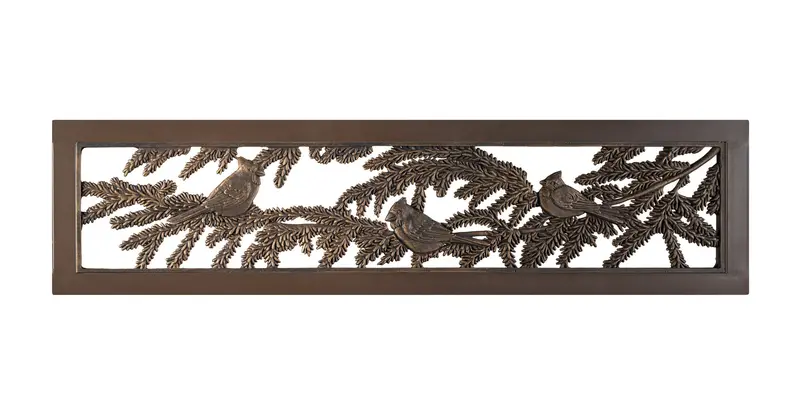 Cardinal Accent Steel Tube Bench for Garden or Patio