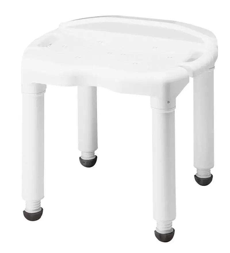 Carex Universal Bath Seat – Backless Design for Safe Showering