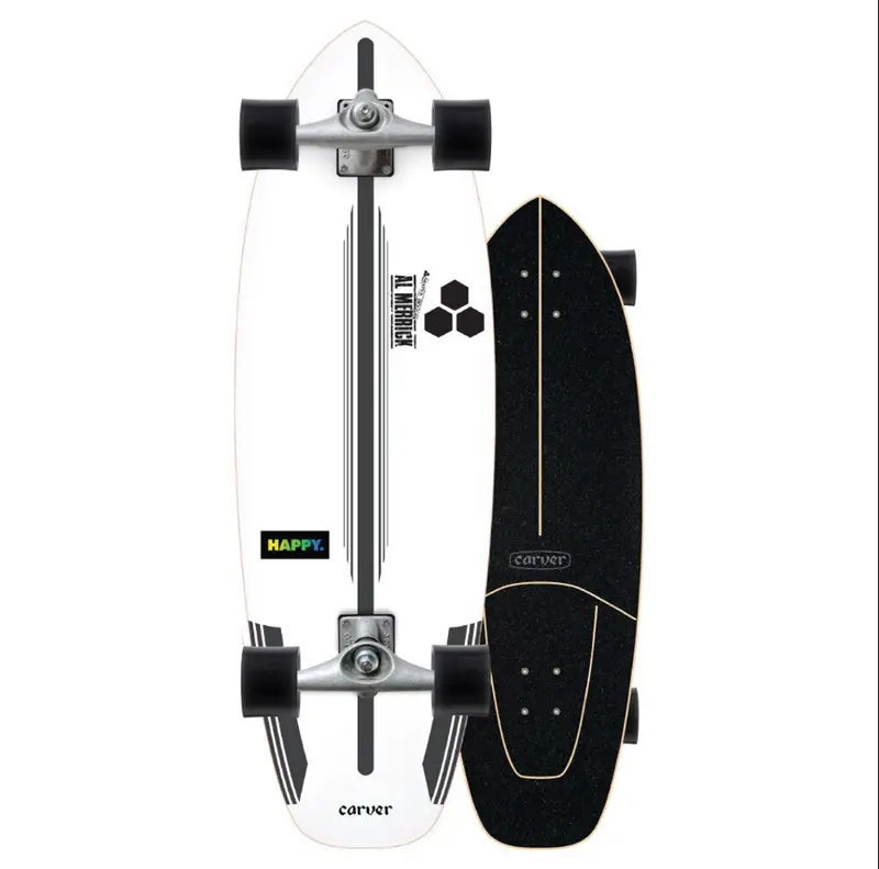 Carver Channel Islands 32.5″ Mid Sage Surfskate – Complete Carving Skateboard