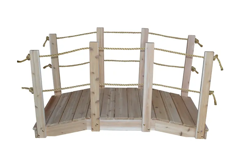 Cedar Rope Bridge – Adjustable 6 ft to 12 ft Span