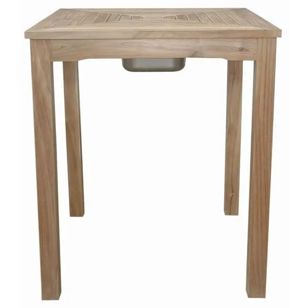 Chatsworth Ice Chiller Bar Table with Built-In Cooling Compartment
