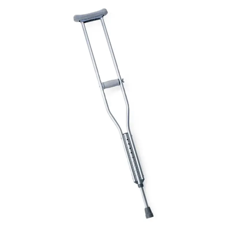 Child-Sized Economy Pushbutton Aluminum Crutches – Single Unit