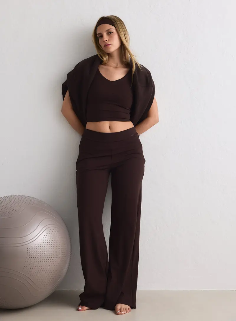 Chocolate Sense Petite Straight-Leg Pants – Shorter Inseam Version