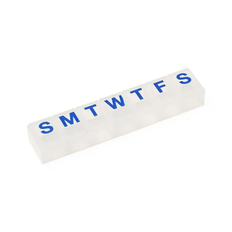 Classic 7-Day Pill Organizer – Weekly Tablet Storage (6-Pack)