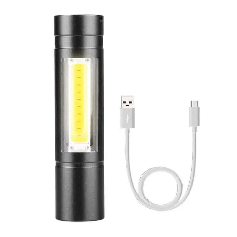 COB LED Camping Torch – Super Bright Portable Flashlight