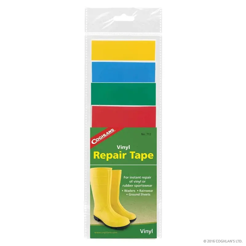 Coghlan’s Heavy-Duty Vinyl Repair Tape – Self-Adhesive Patch Kit