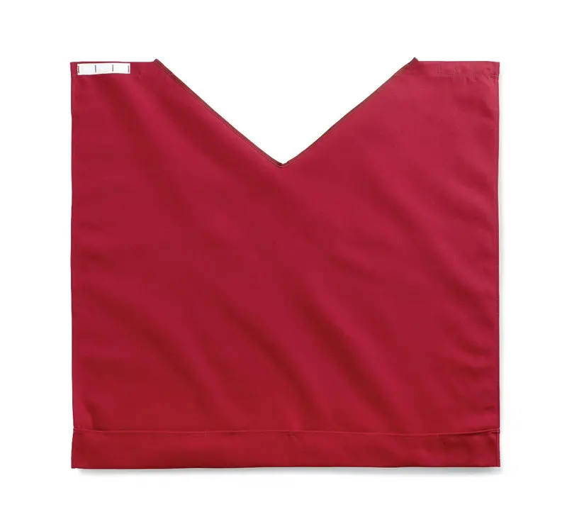 Comfort-Fit Adult Disposable Bib, Burgundy, 2 Dozen