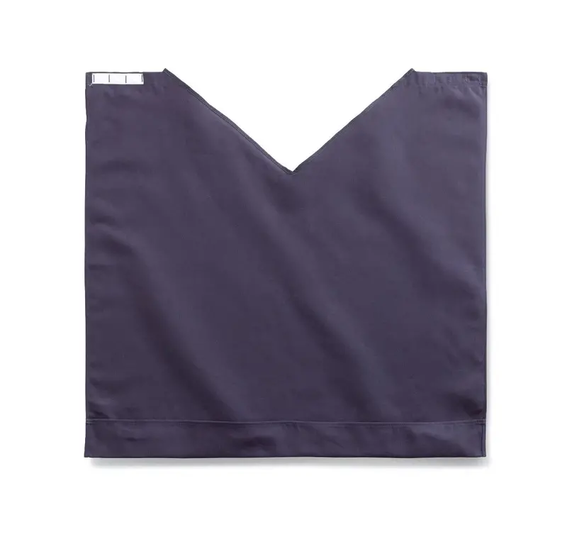 Comfort-Fit Adult Disposable Bib, Navy Blue, 2 Dozen