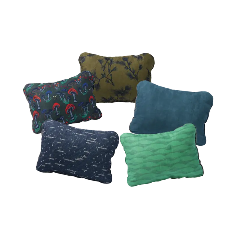Compressible Travel Pillow with Cinch Strap
