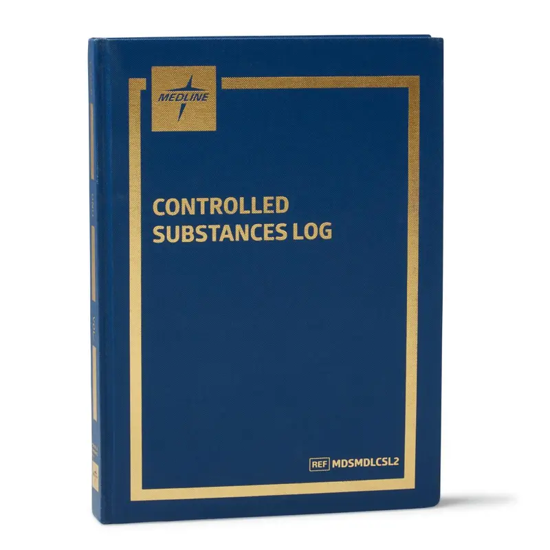 Controlled Substances Log Book – HIPAA-Compliant Tracking Record