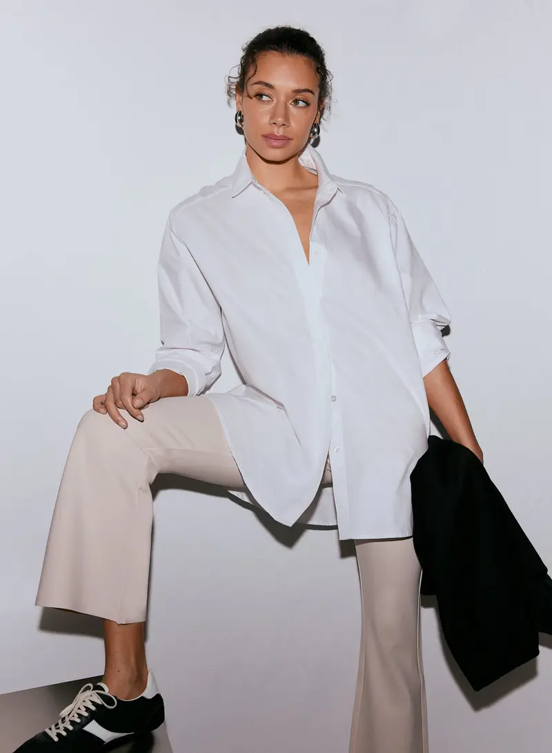 Crisp White Oxford Shirt