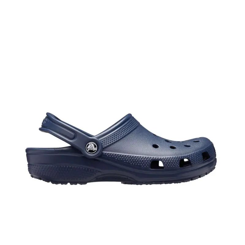 Crocs Classic Navy Clogs – Roomy Fit & Waterproof