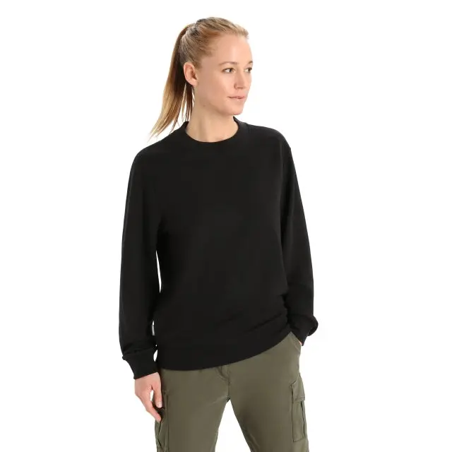 Crush Long-Sleeve Fleece Sweatshirt for Women