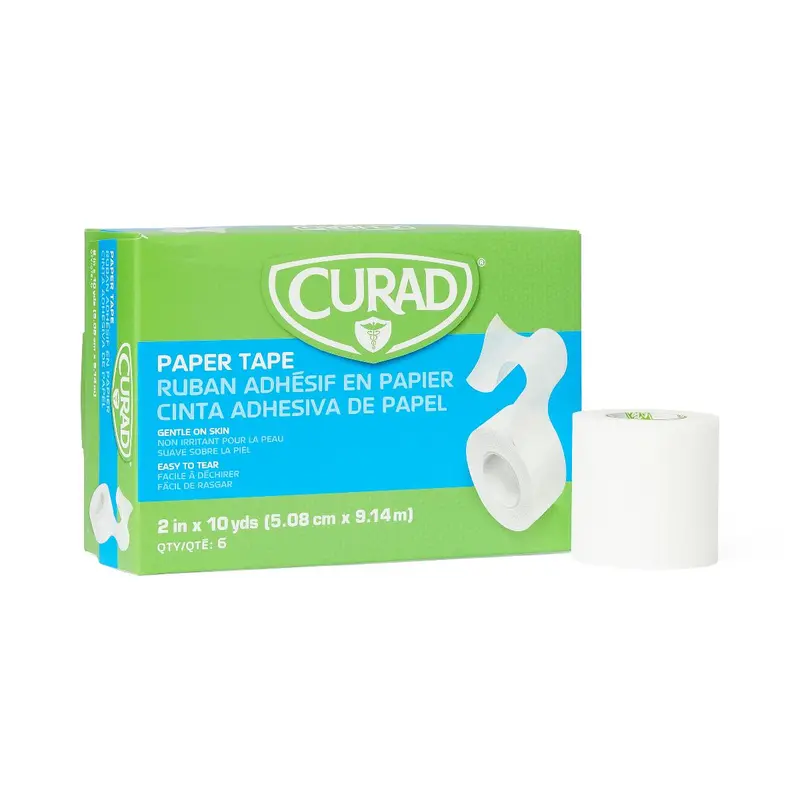 CURAD 2″ x 10 Yd. Paper Medical Tape, Case of 60 Rolls