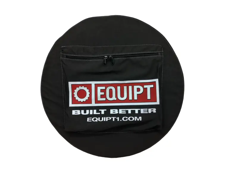 Custom-Fit Spare Tire Cover with Weather-Resistant Fabric