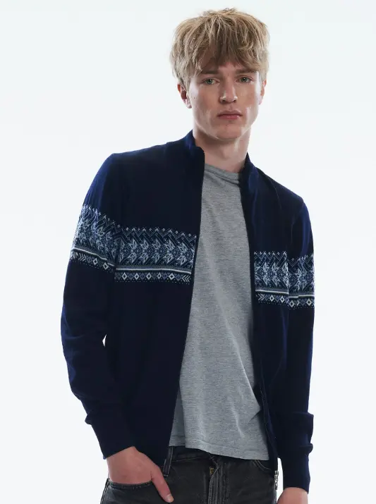 Dale of Norway Hovden Mascot-Embellished Jacket