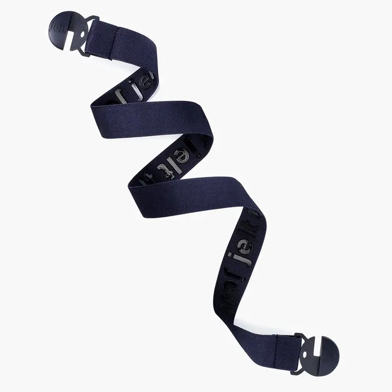Denim Navy Elastic Belt – Versatile Denim-Style Stretch Waistband