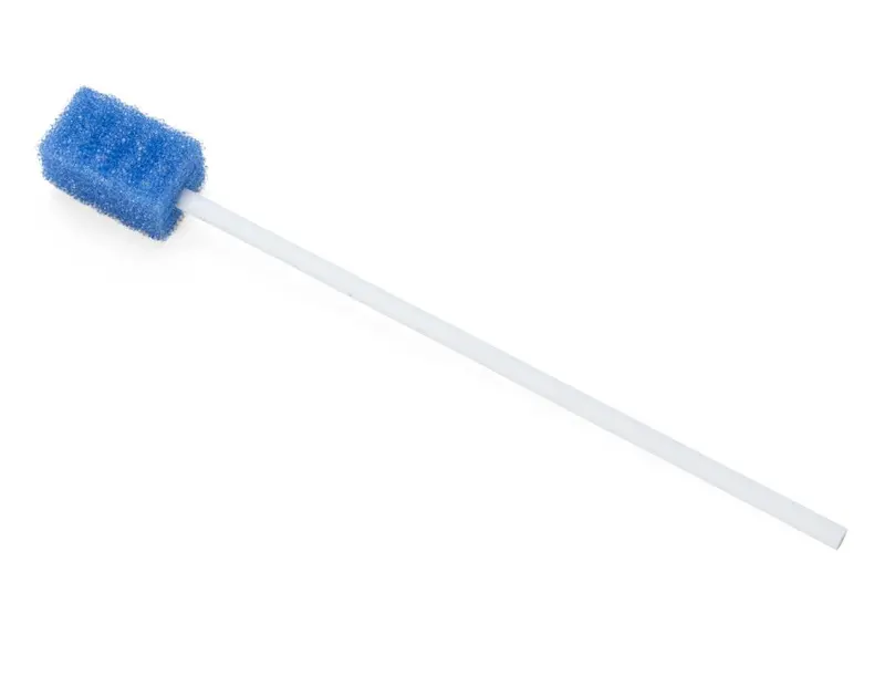 DenTips Non-Treated Blue Oral Swabs – 250-Unit Box