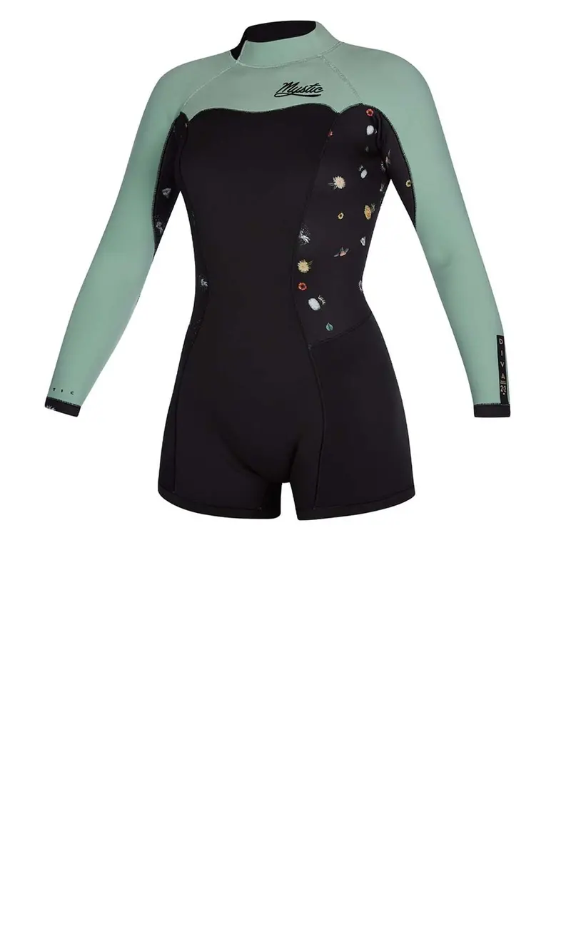 Diva Longarm Short Sleeve Rashguard – 22 BzipW Fit