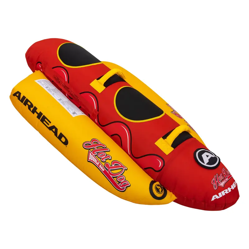 Double Dog Towable Inflatable Tube – 1–2 Rider Boating Tube