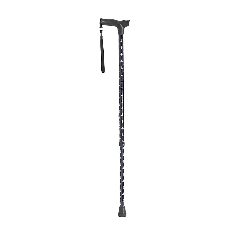 Drive Medical T-Handle Walking Cane with Comfort Grip and Anchored Base