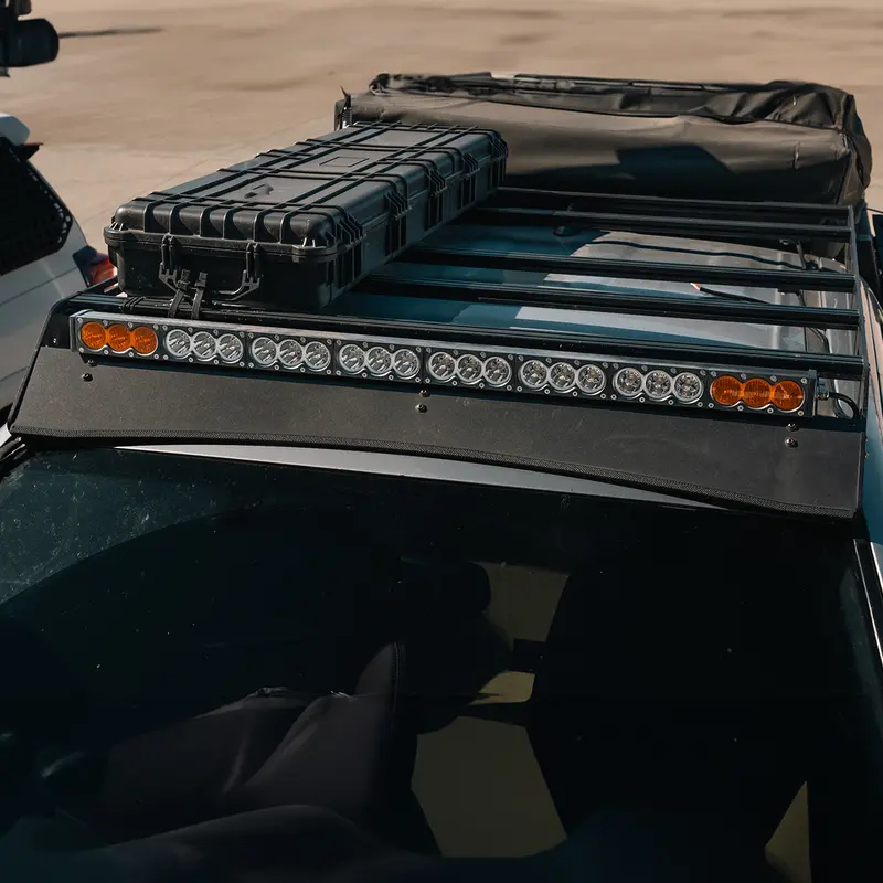 Dual-Function LED Light Bar Mounting Kit for Sherpa Roof Racks