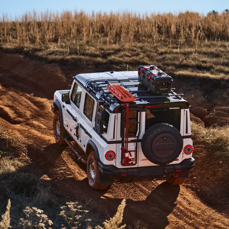 DVA DualTrack Roof Rail System for INEOS Grenadier — Modular Load-Bearing Rails