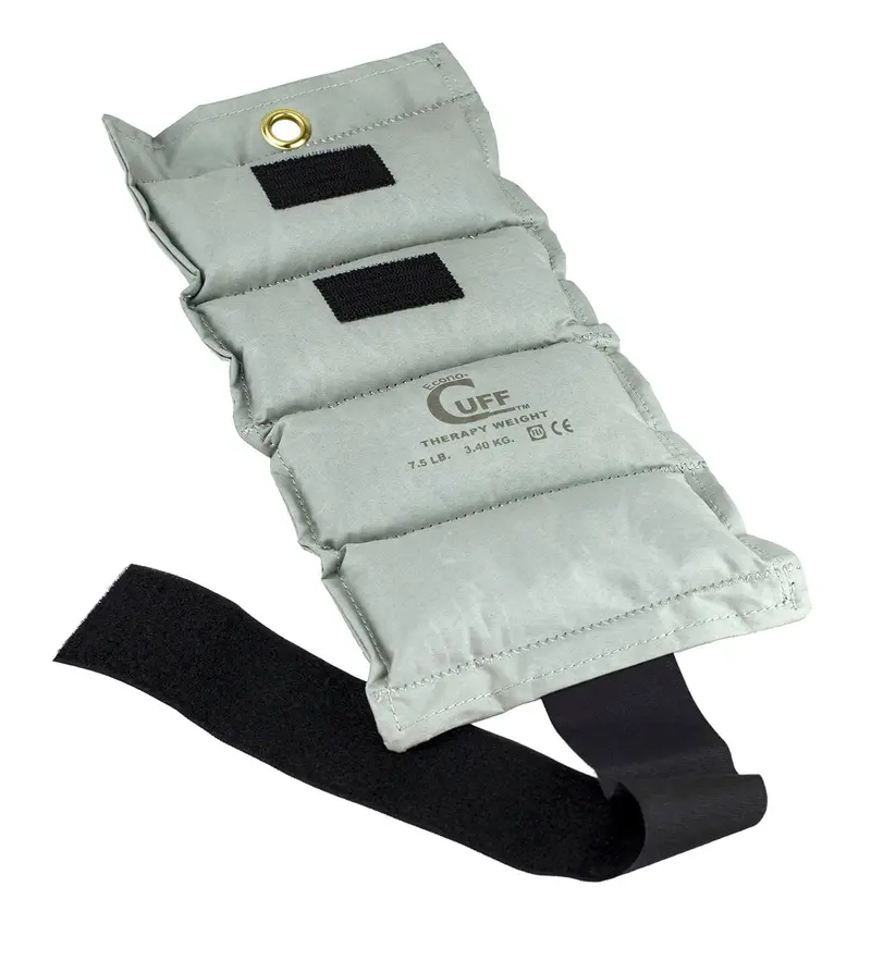 EconoCuff Ankle Weight – Silver Finish, 7.5-Pound Resistance