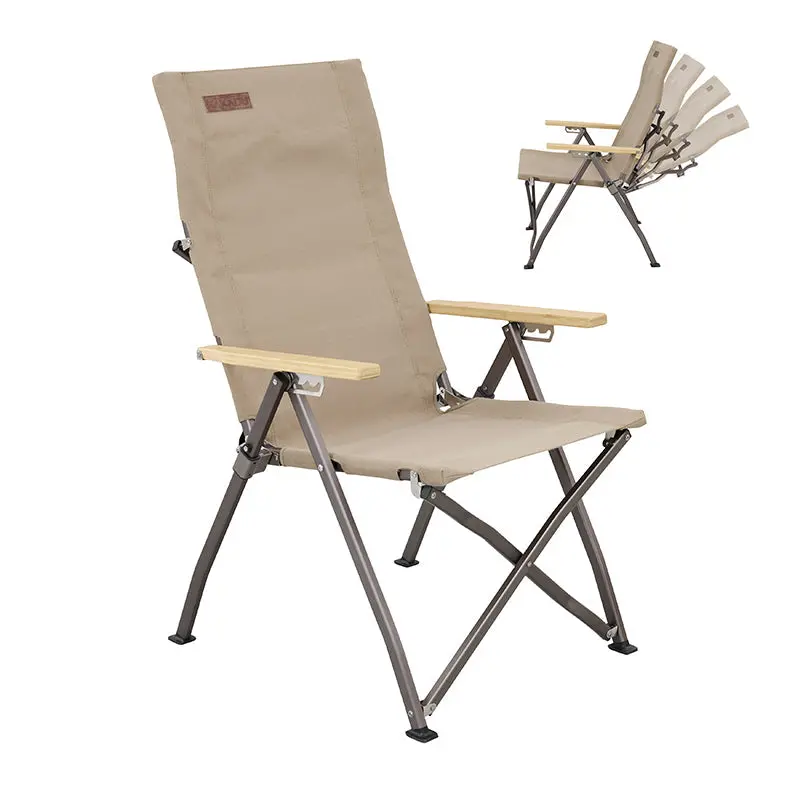 Ergonomic Reclining Camp Chair with Revived Comfort Design