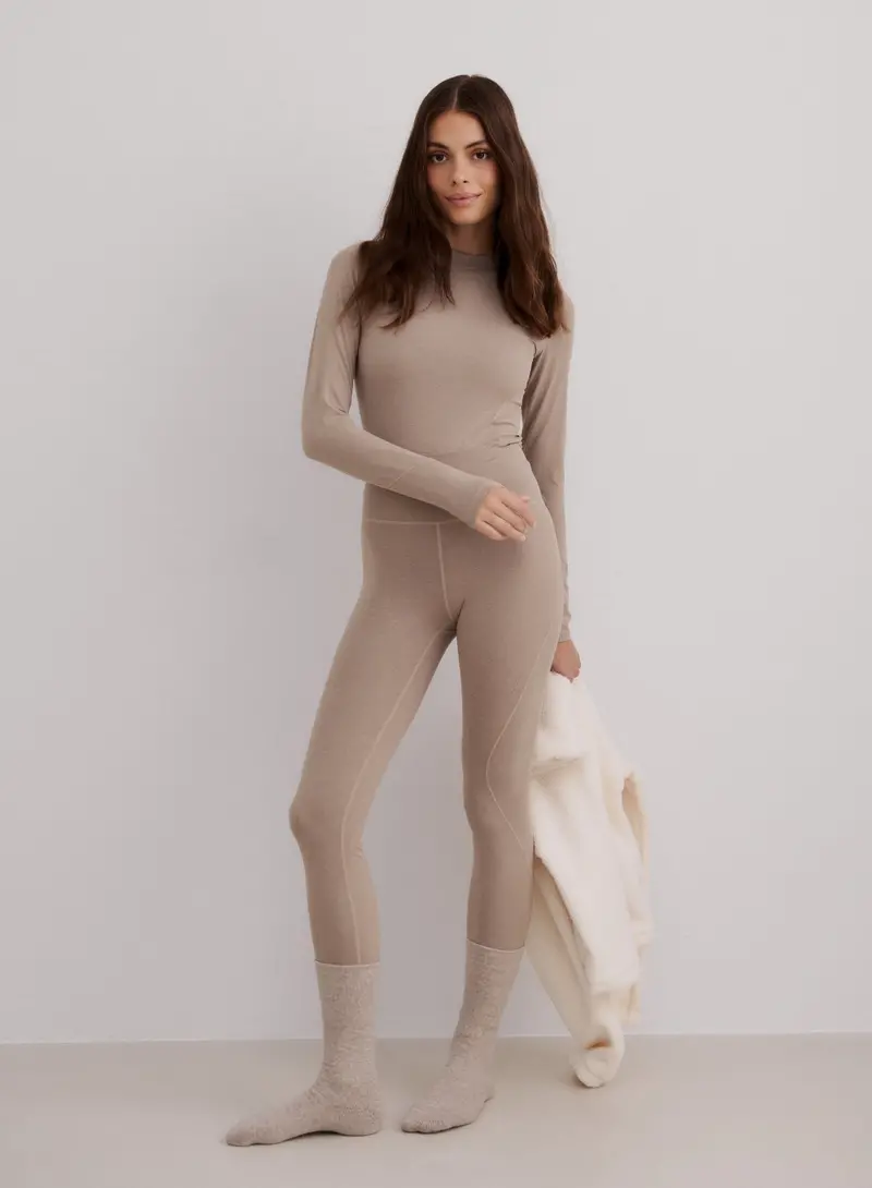 Espresso Baselayer Set – Thermal Top and Bottom Duo