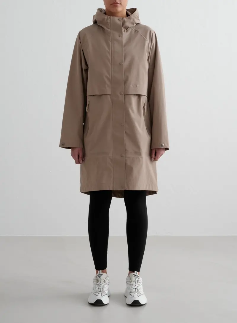 Espresso-Tone Waterproof Urban Parka