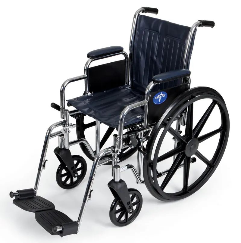Excel 2000 Wheelchair with Removable Desk Arms and Swing-Away Footrests – 16-Inch Seat