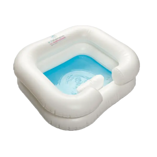 EZ-Shampoo Hair Washing Basin – Portable Bedside Shampoo Tray (Boxed)