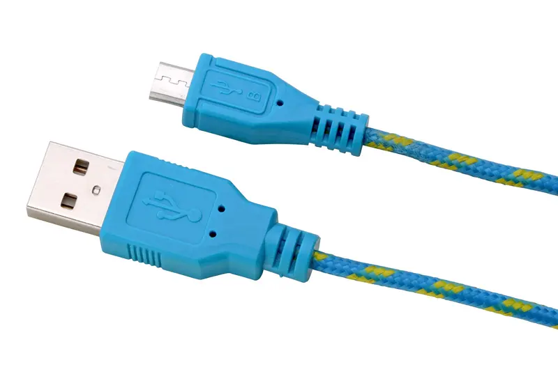 Fiber Cloth Micro USB Charging Cable – Tangle-Free Sync Cord