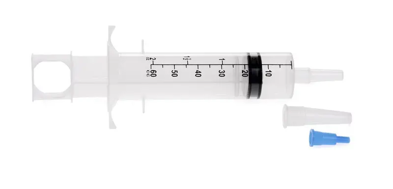 Flat-Top IV Feeding Syringe with Ring and Pole Bag – 30-Count Case