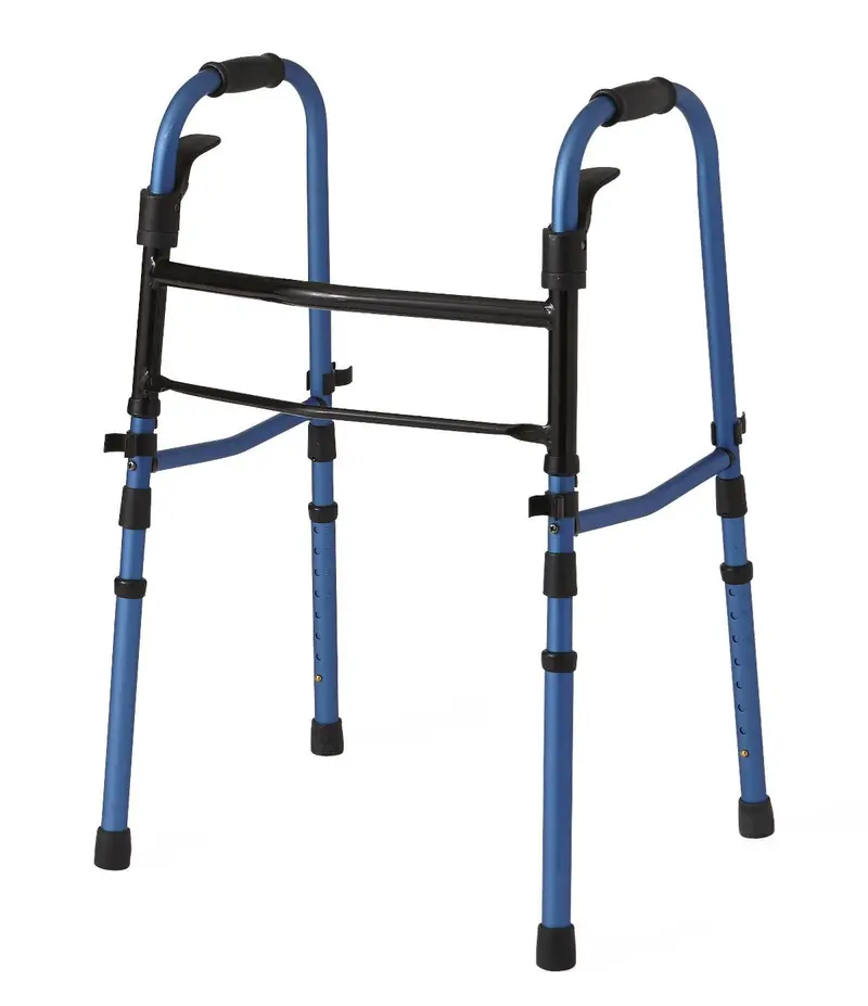 Folding Adult Paddle Walker with 5-Inch Wheels