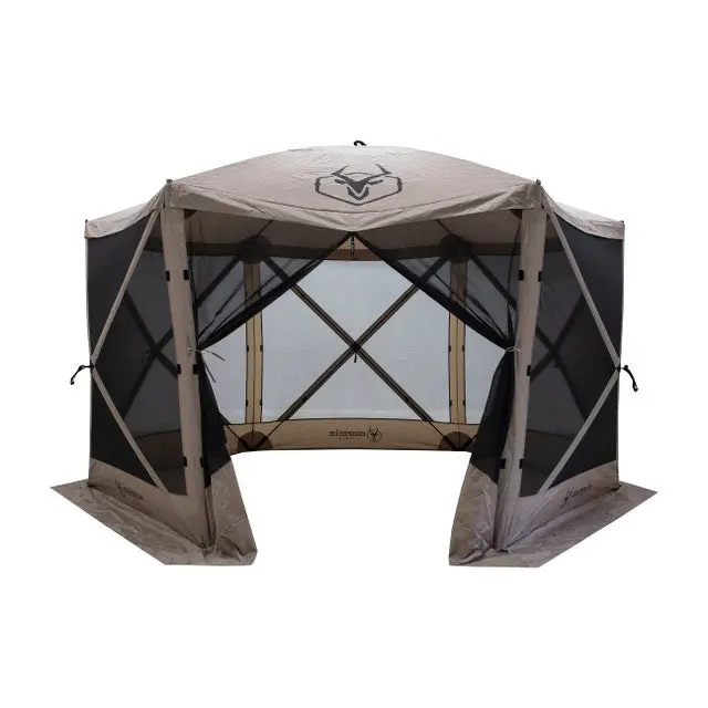 Gazelle G6 Pop-Up Screen Tent – 6-Sided Portable Gazebo in Desert Sand