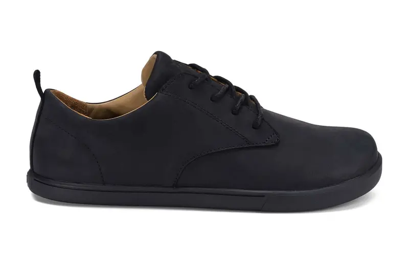 Glenn Men’s Leather Dress Barefoot Shoe – Minimalist, Flexible Leather Loafer