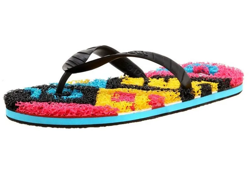 Globe Merkin Typo Flip-Flops