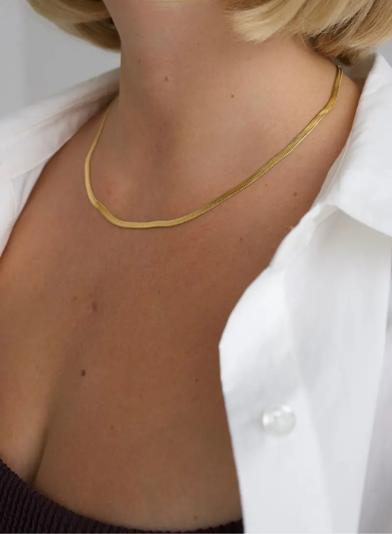 Gold Waterproof Pendant Necklace