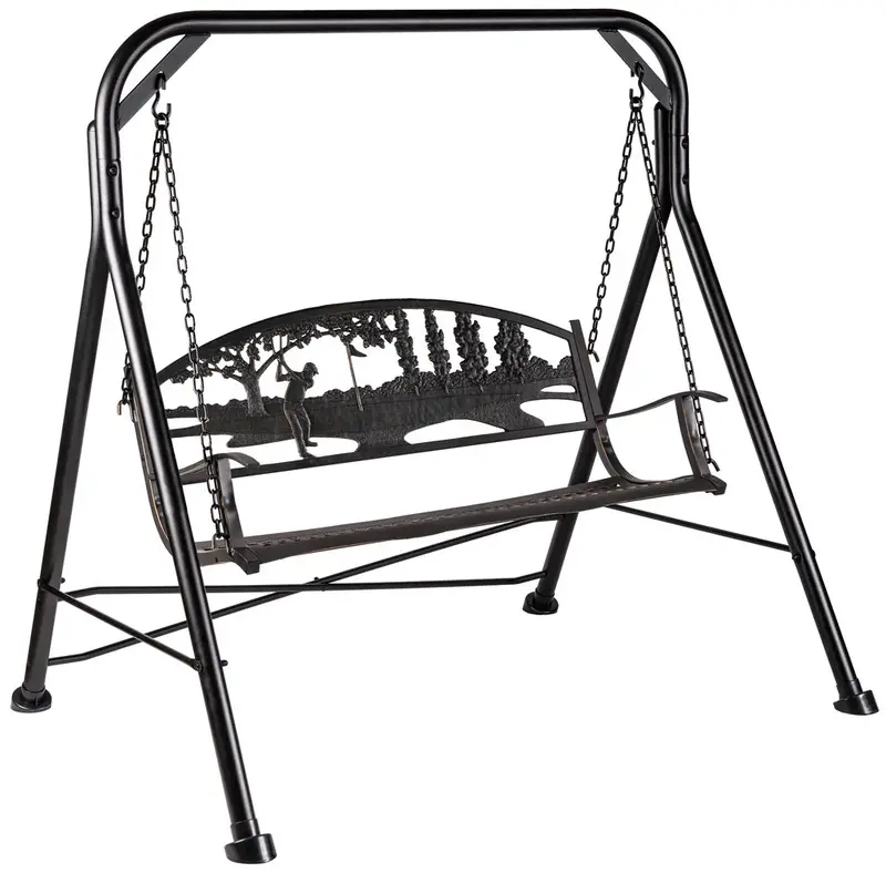 Golf-Themed Outdoor Swing – Sports Garden Accent
