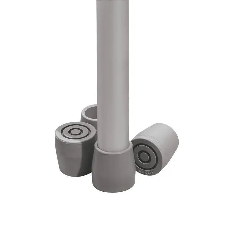 Guardian 1-inch Universal Walker Tips – Gray, Case of 8