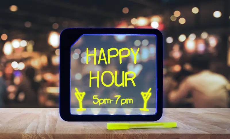 Hearth & Haven Fluorescent LED Message Board – Dry-Erase Marker Board