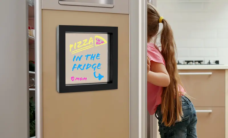 Hearth & Haven Illuminated Neon LED Message Board – Erasable Display