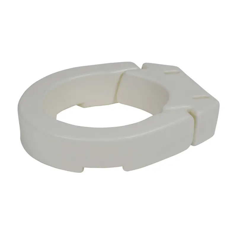 Hinged Standard Toilet Seat Riser – Height-Adjustable Lift Seat