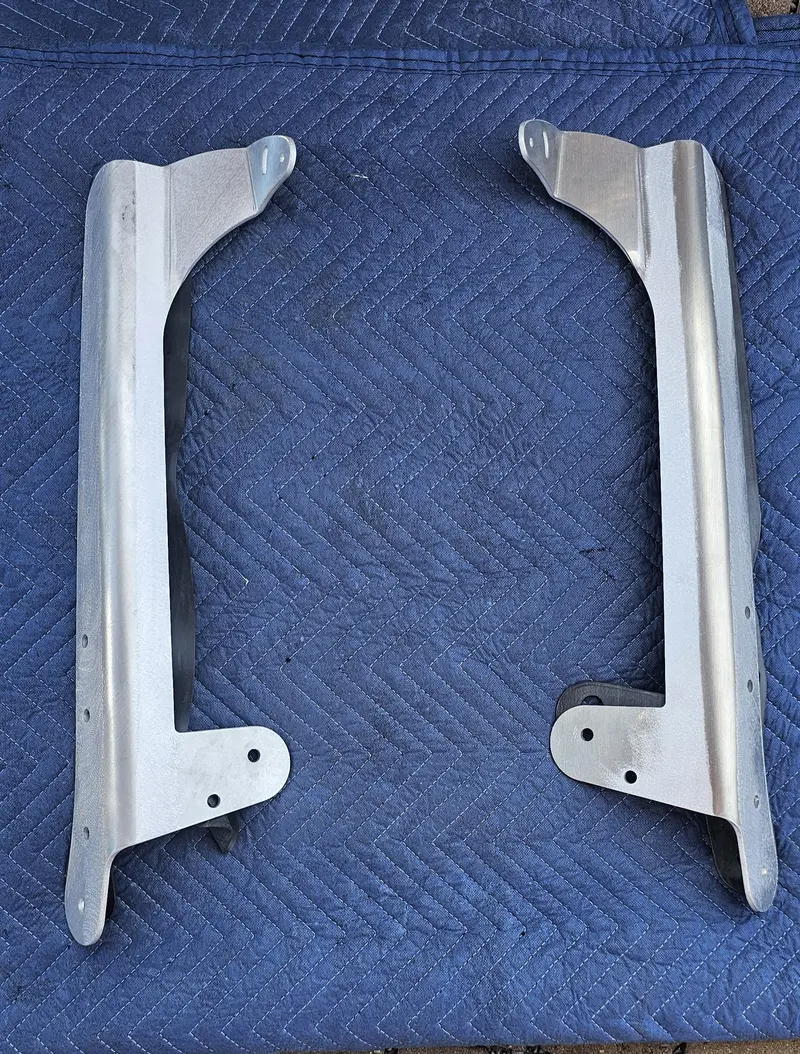 Hyperion V48 Windshield Mount for Jeep Wrangler JK – Raw Aluminum Finish