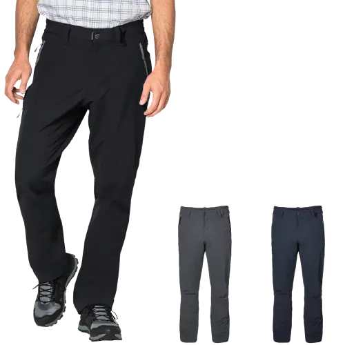 Jack Wolfskin Activate XT Men’s Winter Trousers – Insulated Softshell Pants for Cold-Weather Hiking