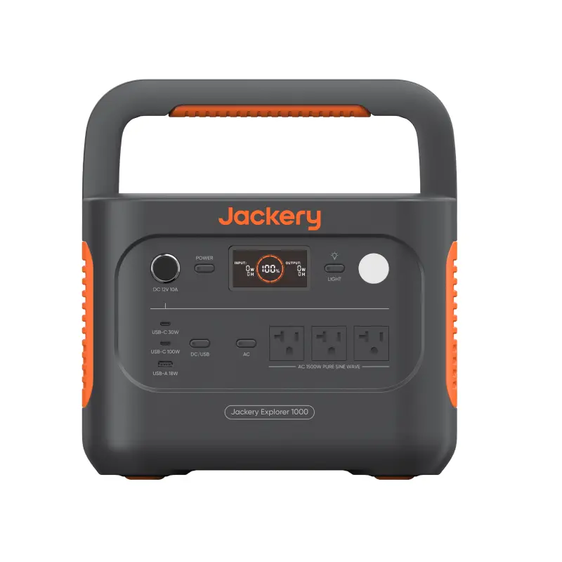 Jackery Explorer 1000 Portable Power Station – 1002Wh Lithium Battery