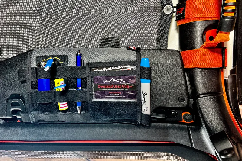 Jeep Gladiator & Toyota Tacoma MOLLE-Ready Visor Organizer