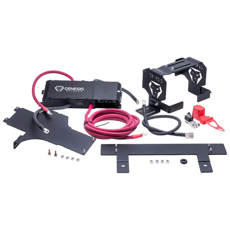 Jeep Wrangler Diesel (2020–2023) Under-Hood Dual Battery Kit